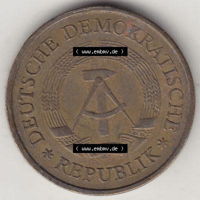 DDR Münze 1969-1990 Umlaufmünze / Kursmünze 1969-1990, 20 Pfennig 1969-6, DDR-Telefonmünze. Vorderseite der 20 Pfennig Münzen der DDR, die schweren... Sammlung