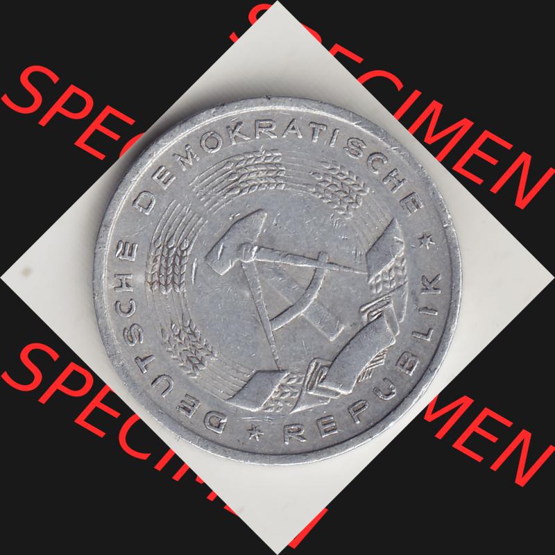 DDR Münze 1956-1990 Umlaufmünze / Kursmünze 1956-1963, A 1 Deutsche Mark 1956-2. Vorderseite der 1-Mark Münzen der DDR. Hier im online Katalog befinden sich... Sammlung