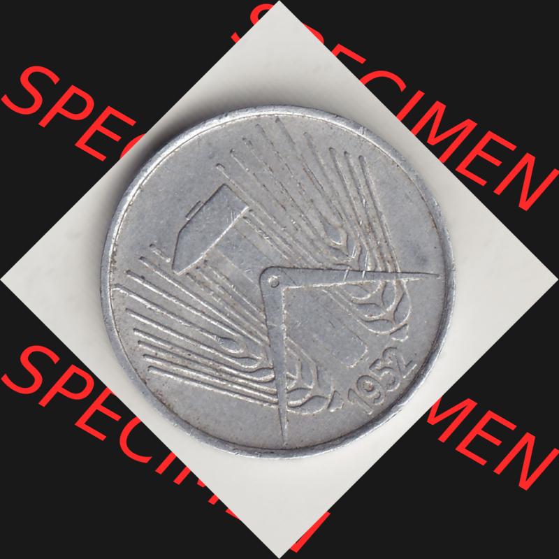 DDR Münze 1948-1990 Umlaufmünze / Kursmünze 1952-1953, A 5 Pfennig 1952-1. Vorderseite der 5 Pfennig Münze der DDR. Hier im online Katalog befinden sich 5 Pfennig-Stücke,... Sammlung