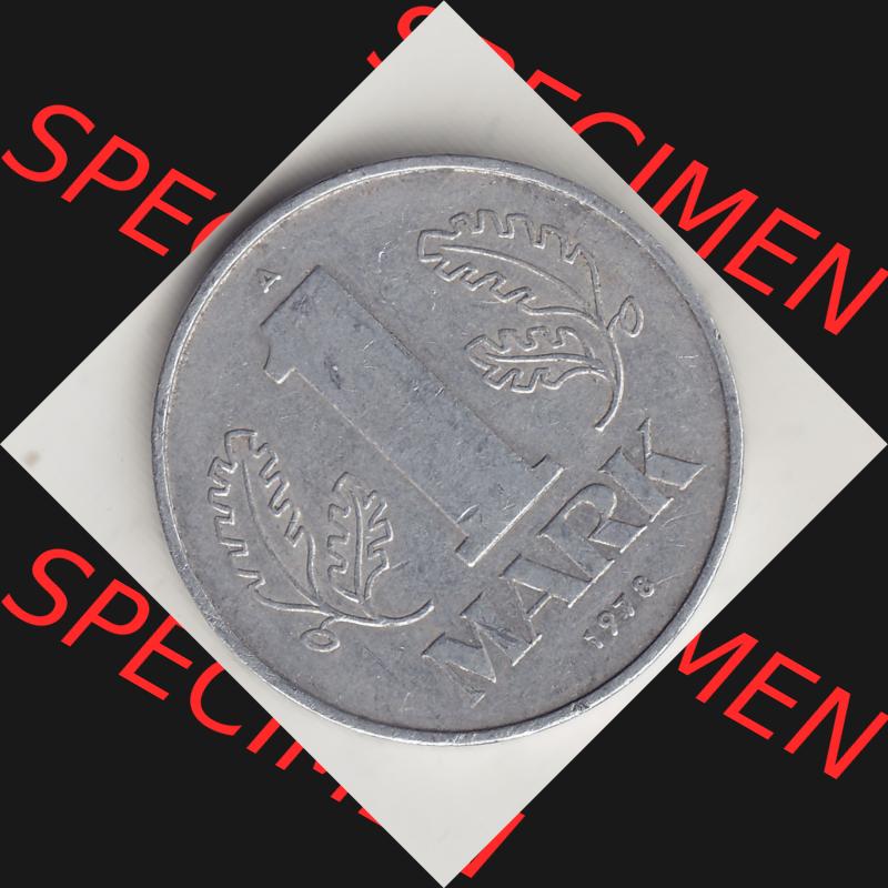 DDR Münze 1956-1990 Umlaufmünze / Kursmünze 1972-1990, A 1 Mark 1978. Rückseite der 1-Mark Münzen der DDR. Hier im online Katalog befinden sich 1 Mark-Stücke,... Sammlung