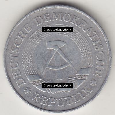 DDR Münze 1956-1990 Umlaufmünze / Kursmünze 1972-1990, A 1 Mark 1978. Vorderseite der 1-Mark Münzen der DDR. Hier im online Katalog befinden sich 1 Mark-Stücke,... Sammlung