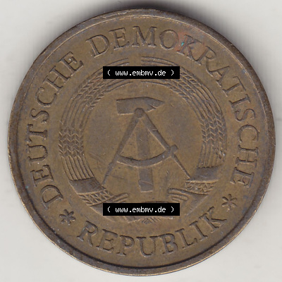 DDR Münze 1969-1990 Umlaufmünze / Kursmünze 1969-1990, 20 Pfennig 1969 (Stück 6), DDR-Telefonmünze. Vorderseite der 20 Pfennig... Sammlung