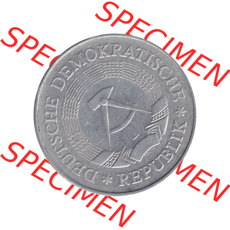 DDR Münze Umlaufmünze / Kursmünze 1972-1990, A 1 Mark 1978-01. Bildmaterial als transparente PNG-Grafik mit der Vorderseite der 1 Mark Münzen der DDR. Hier im... Sammlung