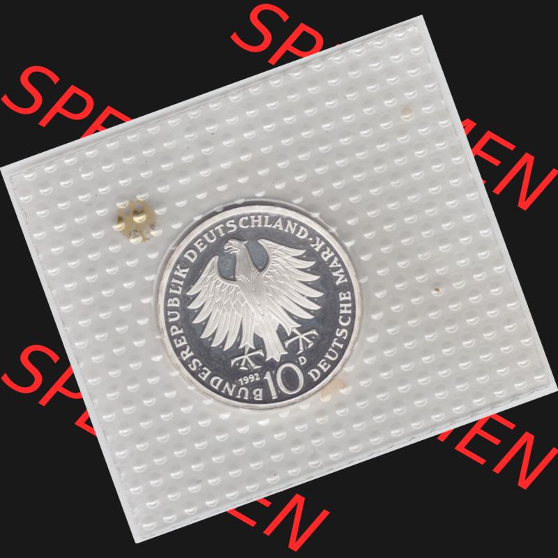 1992, 10 DM Silber Orden Pour Le Merite (2) Sammlung