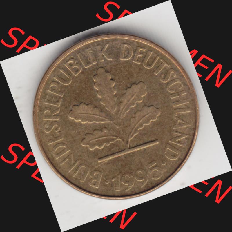 Münze der BRD Deutschland Umlaufmünze 1950-2001, 5 Pfennig 1995 A (2) Sammlung