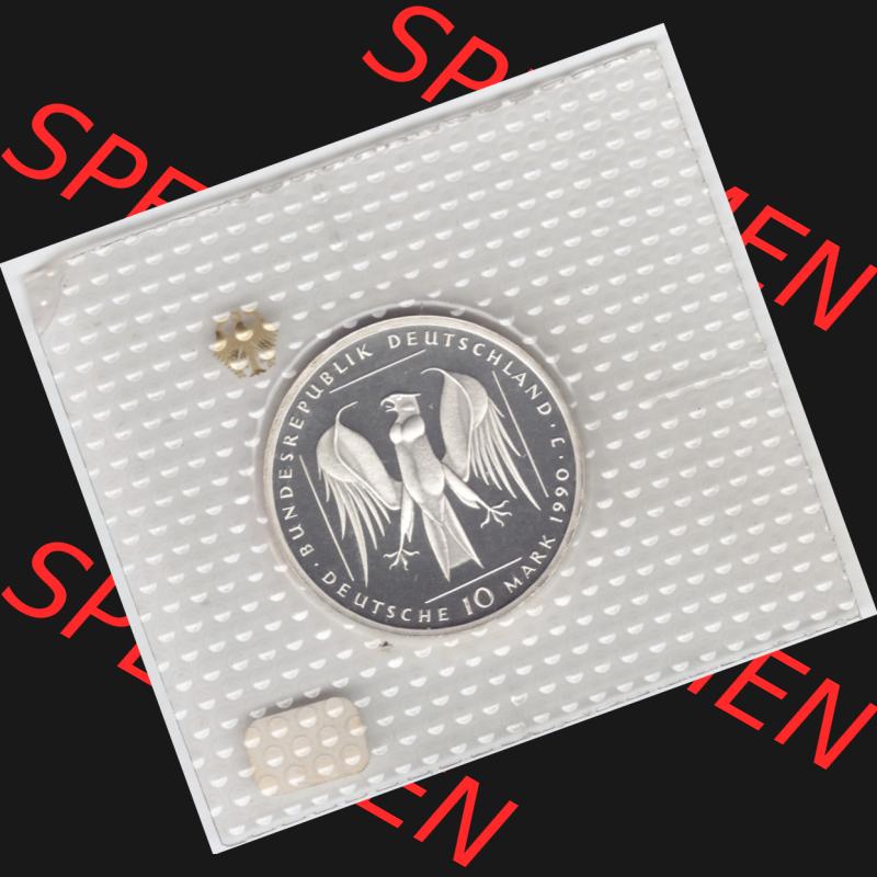 1990, 10 DM Silber 800 Jahre Deutscher Orden (2) Sammlung