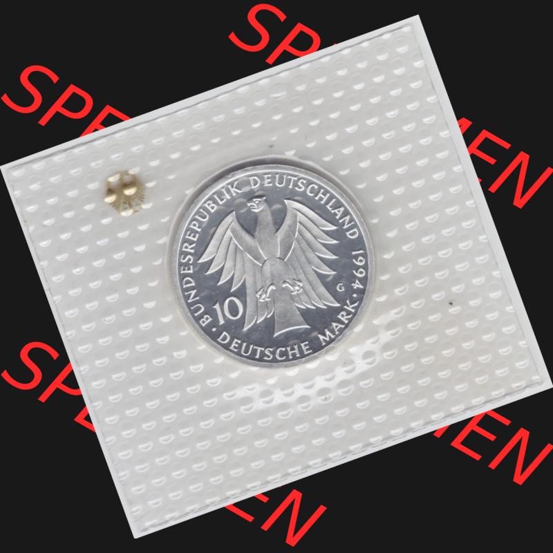 1994, 10 DM Silber Johan Gottfried-Herder (2) Sammlung
