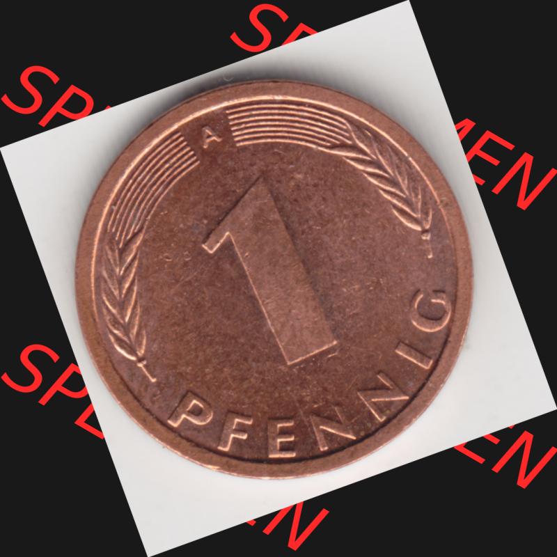1991-2001, 1 Pfennig 1993 A Sammlung