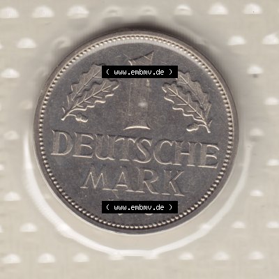 Münze der BRD Deutschland Umlaufmünze 1976, 1 DM-Mark Sammlung