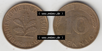 Münze aus Deutschland Sammlung