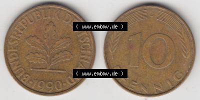 Münze aus Deutschland Sammlung
