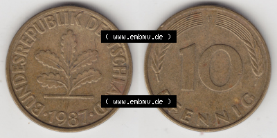 Münze aus Deutschland Sammlung