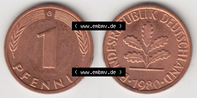 Münze aus Deutschland Sammlung