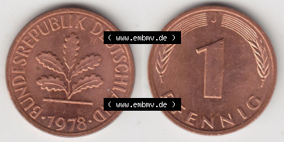 Münze aus Deutschland Sammlung
