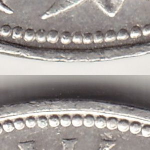 Ausschnitt zur Qualitätsprüfung vom Digitalen Bild Qualität
