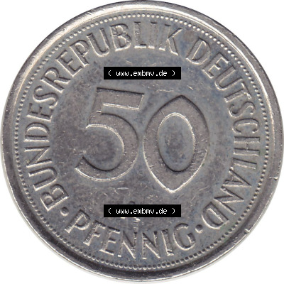 1990-2001, 50 Pfennig BRD Deutschland 1994 A Sammlung