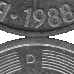 Ausschnitt zur Qualitätsprüfung vom Digitalen Bild Qualität
