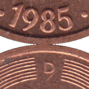 Ausschnitt zur Qualitätsprüfung vom Digitalen Bild Qualität