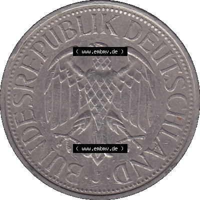 BRD Deutschland 1 / Eine DM - 1 Eine Deutsche Mark, 1979 Münzzeichen Hamburg Mzz J Sammlung