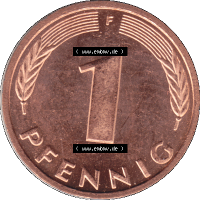 1 Pfennig Umlaufmünze in PNG 1950-2001, 1 Pfennig 1992, 1990er Jahre Stuttgart F Sammlung