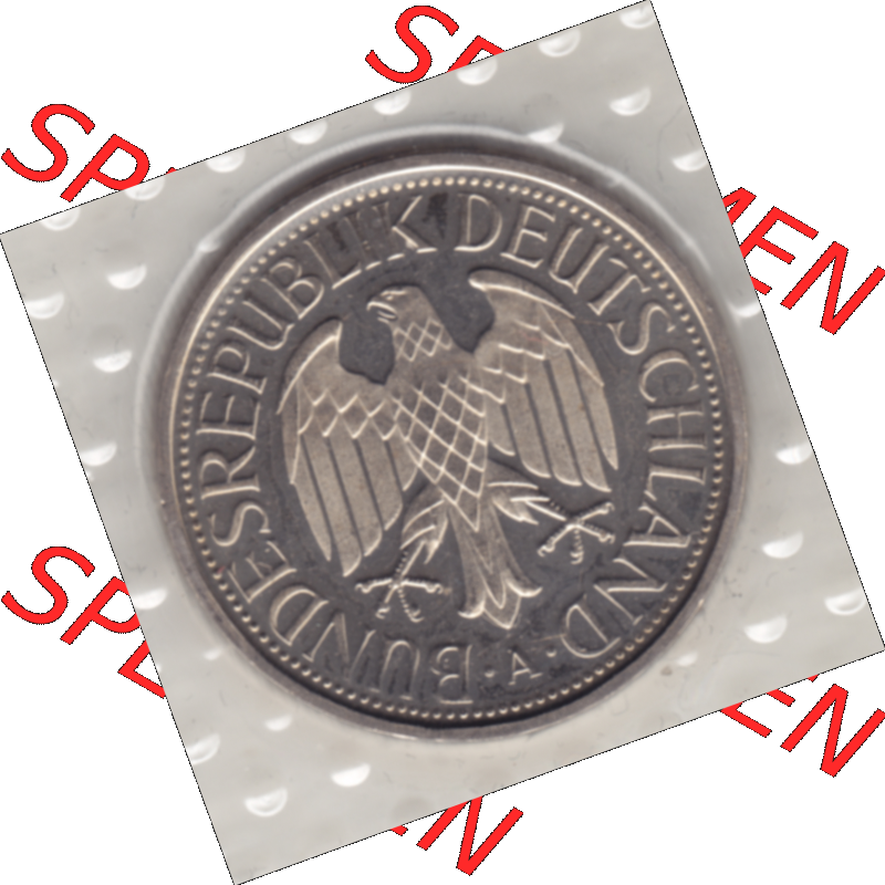 BRD-Deutschland 1997 A Berlin, 1 Deutsche Mark Vorderseite. Mark-Münze aus dem Jahrgang 1997 Deutschland der BRD-Bundesrepublik mit Münzzeichen A für Münzstätte in... Sammlung