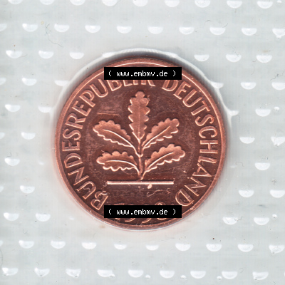 Münze der BRD-Deutschland 1998, Mzz. A für Berlin, 2 Pfennig Vorderseite Sammlung