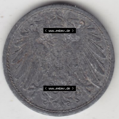 Weimarer Republik Umlaufmünze 1917-1922, 10 Pfennig Reichsadler, Keine Prägestätte 1921, Münzen Vorderseite zum Download Sammlung
