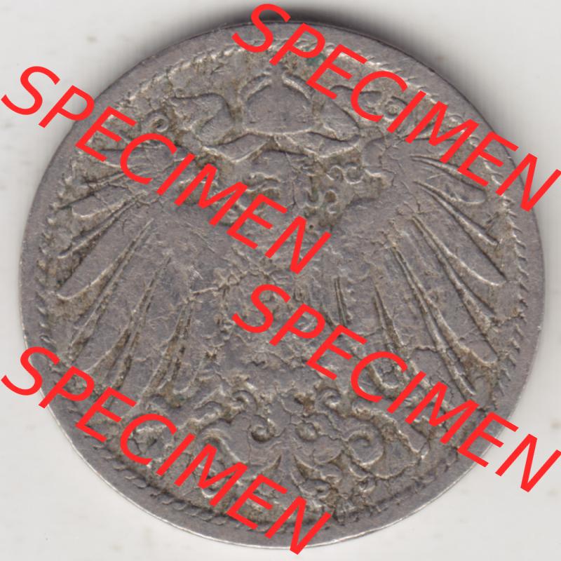 Deutsches Kaiserreich Umlaufmünze 1890-1916, 10 Pfennig A, 1896, Münzen Vorderseite zum Download Sammlung