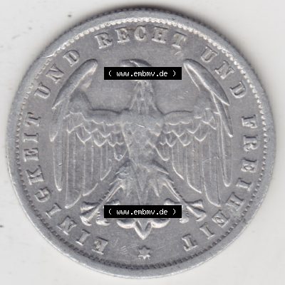 Weimarer Republik Umlaufmünze 1923-1923, 500 Mark F, Münzen Vorderseite zum Download Sammlung