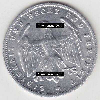 Weimarer Republik Umlaufmünze 1923-1923, 500 Mark D, 1923, Münzen Vorderseite zum Download Sammlung