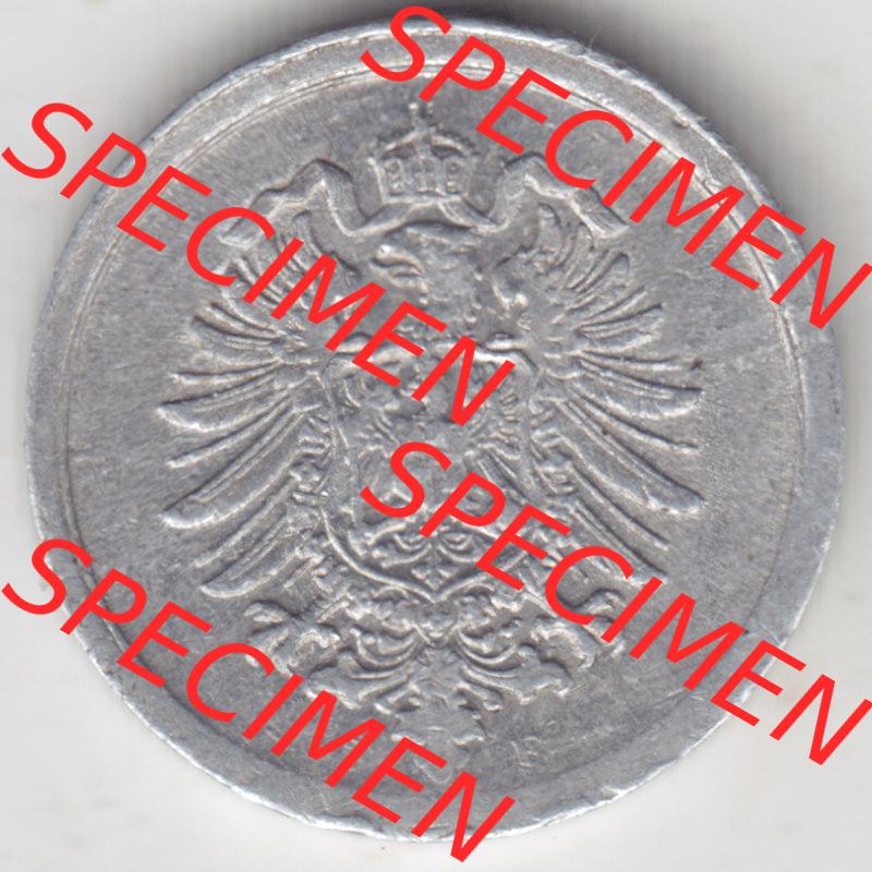Weimarer Republik Umlaufmünze 1916-1918, 1 Pfennig F, Münzen Vorderseite zum Download Sammlung