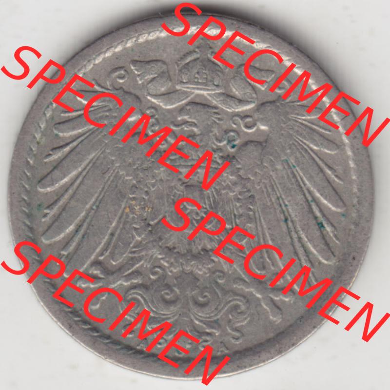 Deutsches Kaiserreich Umlaufmünze 1890-1915, 5 Pfennig A, 1905, Münzen Vorderseite zum Download Sammlung