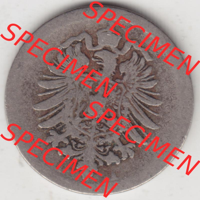 Deutsches Kaiserreich Umlaufmünze 1874-1889, 5 Pfennig A, 1875, Münzen Vorderseite zum Download Sammlung