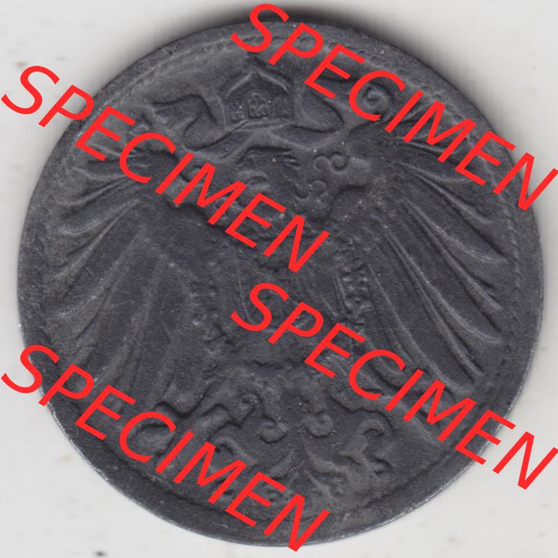 Weimarer Republik Umlaufmünze 1917-1922, 10 Pfennig Reichsadler, Keine Prägestätte 1919, Münzen Vorderseite zum Download Sammlung