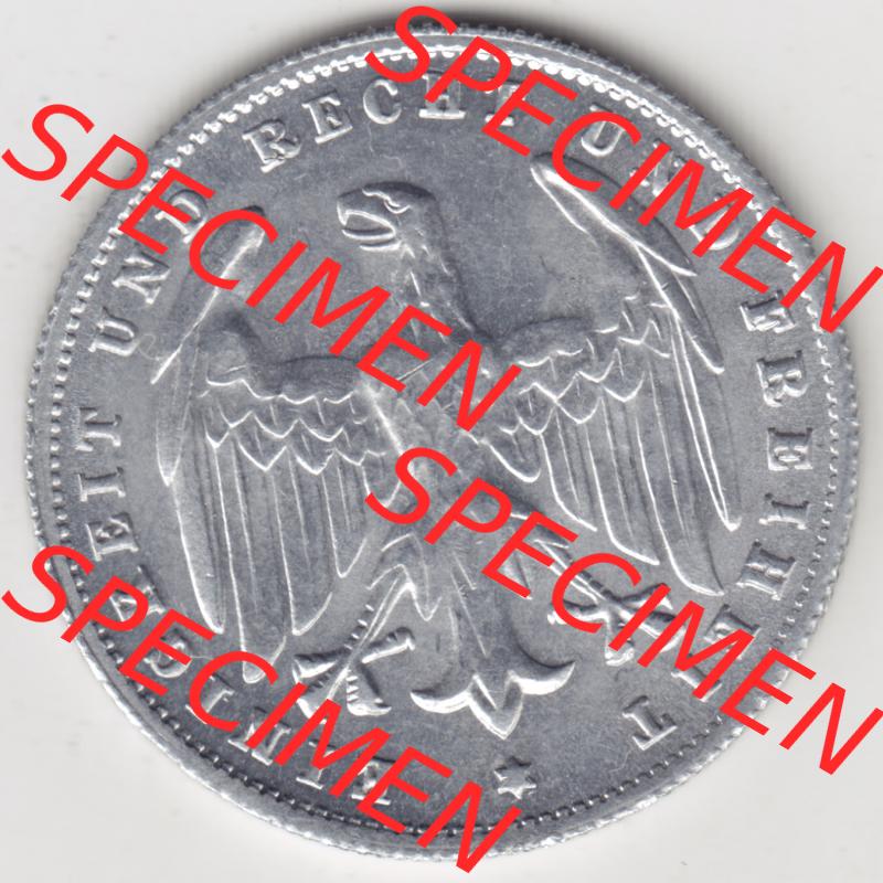 Weimarer Republik Umlaufmünze 1923-1923, 500 Mark D, 1923, Münzen Vorderseite zum Download Sammlung