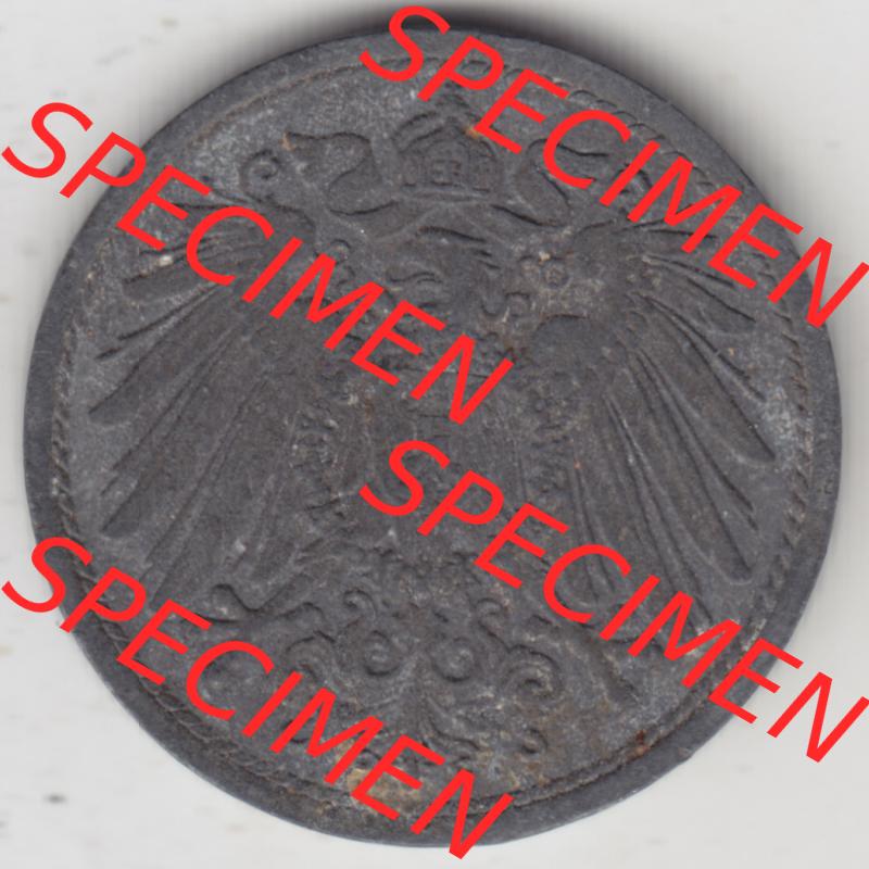 Weimarer Republik Umlaufmünze 1917-1922, 10 Pfennig Reichsadler, Keine Prägestätte 1921 II, Münzen Vorderseite zum Download Sammlung