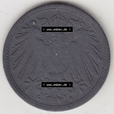 Weimarer Republik Umlaufmünze 1917-1922, 10 Pfennig kein Mzz. 1917 I, Münzen Vorderseite zum Download Sammlung