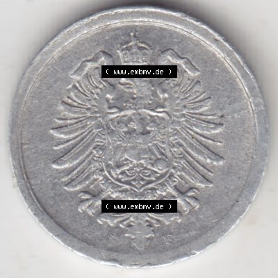 Weimarer Republik Umlaufmünze 1916-1918, 1 Pfennig F, Münzen Vorderseite zum Download Sammlung