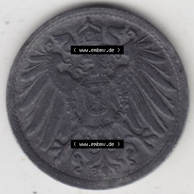 Weimarer Republik Umlaufmünze 1917-1922, 10 Pfennig Reichsadler, Keine Prägestätte 1919, Münzen Vorderseite zum Download Sammlung
