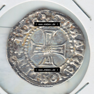 Münze vor 1871 aus Deutschland, 1611, Kreuz Groschen Stralsund, Stralsund ist eine Hansestadt in Deutschland. Vorderseite der... Sammlung