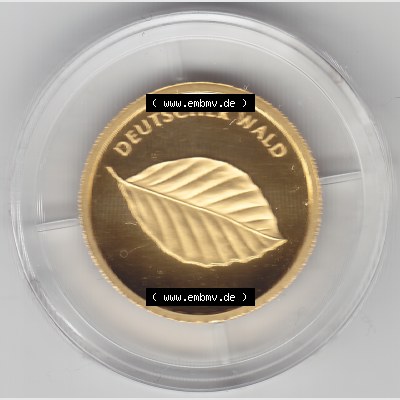 Goldmünzen 20 Euro 20 Euro Goldmünze 2011 Buche Vorderseite zum herunterladen als Bildmaterial für ihre Sammlung der 20 Euro Goldmünzen aus Deutschland Sammlung