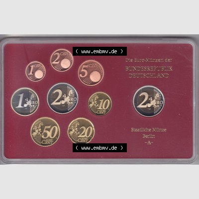 Deutschland Euro Münzsatz 2006, PP 5,88 Euro KMS-Münzensatz Holstentor, Vorderseite vom PP Münzensatz zum herunterladen als Bildmaterial der Digitalen Bilder für Mobile-Geräte Sammlung