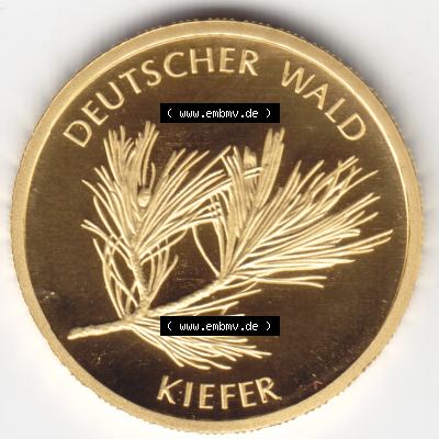Goldmünzen 20 Euro 20 Euro Goldmünze 2013 Kiefer Vorderseite zum herunterladen als Bildmaterial für ihre Sammlung der 20 Euro Goldmünzen aus Deutschland Sammlung