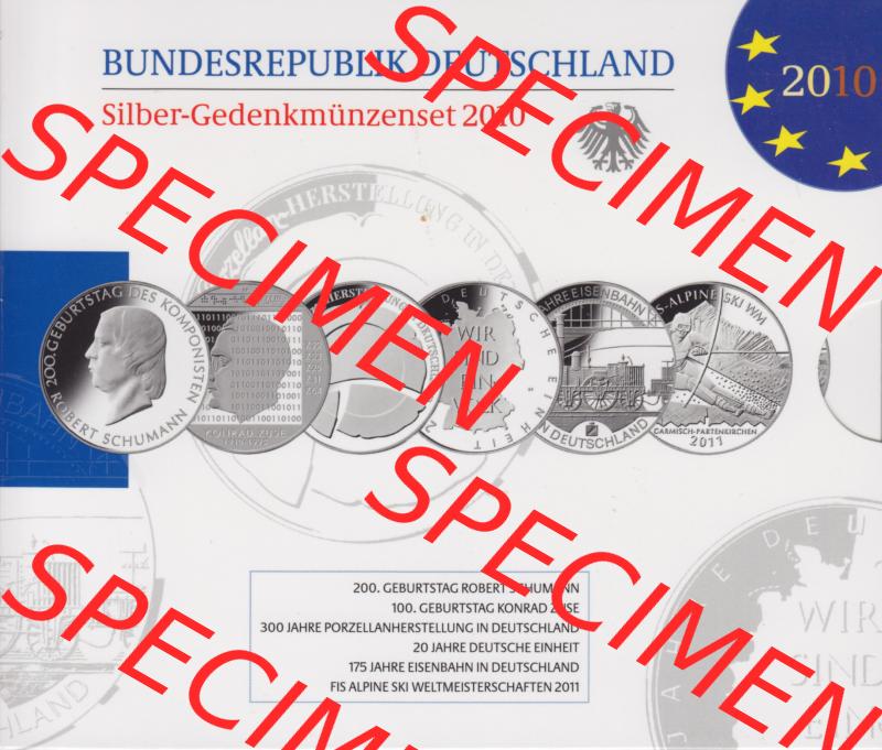BRD-Deutschland 2010, 10 Euro Gedenkmünzenset 2010 Folder 400DPI, PP 10 Euro Gedenkmünzenset 2010 zum herunterladen als Bildmaterial der Digitalen Bilder für Mobile-Geräte Sammlung