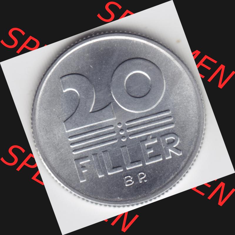 Umlaufmünzen Ungarn: 1967-1989 20 Filler. Rückseite der Münze aus Ungarn als Bildmaterial für Sammler und Münzen-Webseiten hier im online Katalog und Datenbank für... Sammlung