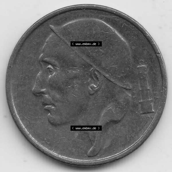 Grau bzw. s/w Münzen Belgien Umlaufmünze 1958-2001, 50 Centines 1992 Belgie. Rückseite der alten belgischen Francs Umlaufmünze aus Belgien vor Einführung der Euromünzen in... Sammlung Graustufen