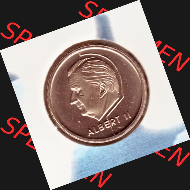 Münzen Belgien Umlaufmünze Münzsatz Sabena 1998, 50 Francs. Rückseite der alten belgischen Francs Umlaufmünze aus Belgien vor Einführung der Euromünzen in... Sammlung