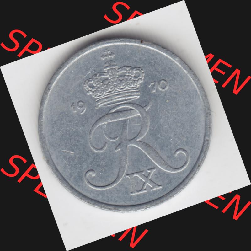 Münzen Dänemark Umlaufmünze 1956-1971, 1 Öre 1970 Kursmünze. Rückseite der alten dänischen Umlaufmünze aus Dänemark zum katalogisieren und verwalten... Sammlung