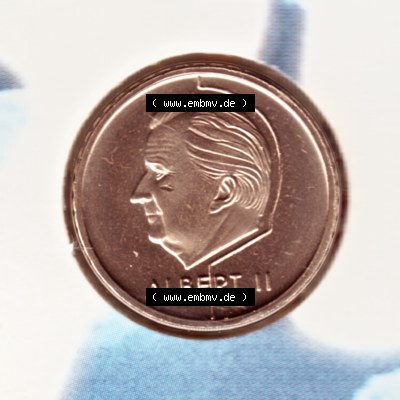 Münzen Belgien Umlaufmünze Münzsatz Sabena 1998, 50 Francs. Rückseite der alten belgischen Francs Umlaufmünze aus Belgien vor Einführung der Euromünzen in... Sammlung