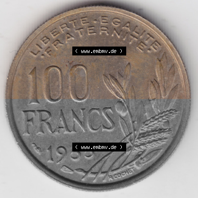 Umlaufmünze aus Frankreich in der Francs-Währung Sammlung